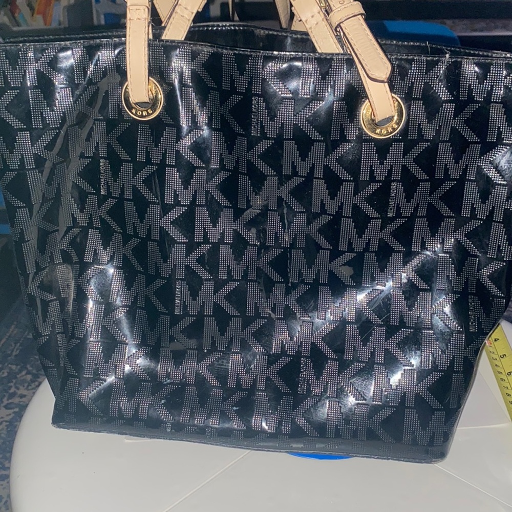 Authentic Black, Michael Kors, Large Purse - image 8